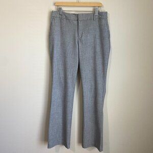NINE WEST Women's (12L) Flat Front, Heather Grey Dress Pants
